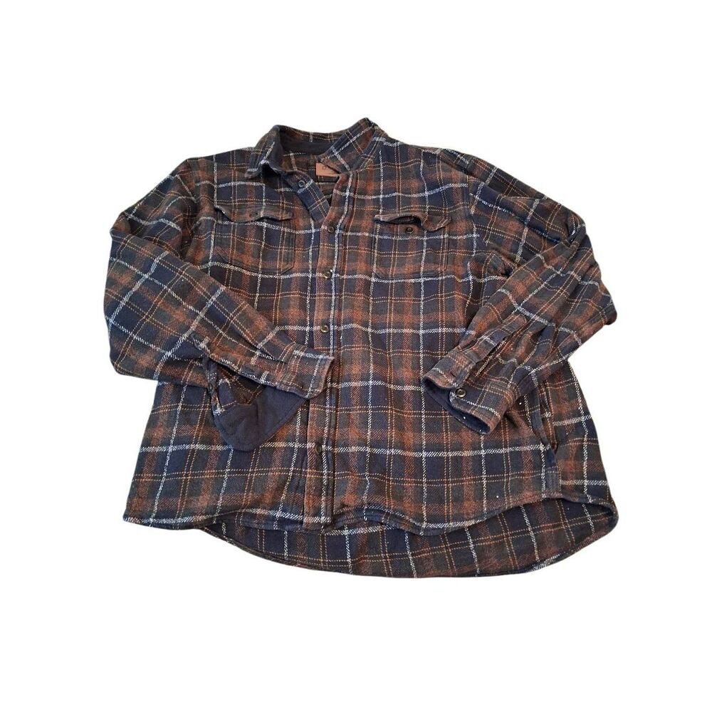 Orvis shacket plaid flannel 2xl